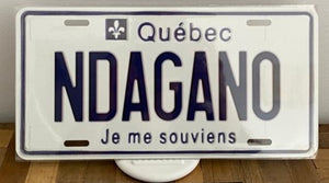 NDAGANO : Custom Car Quebec For Off Road License Plate Souvenir Personalized Gift Display