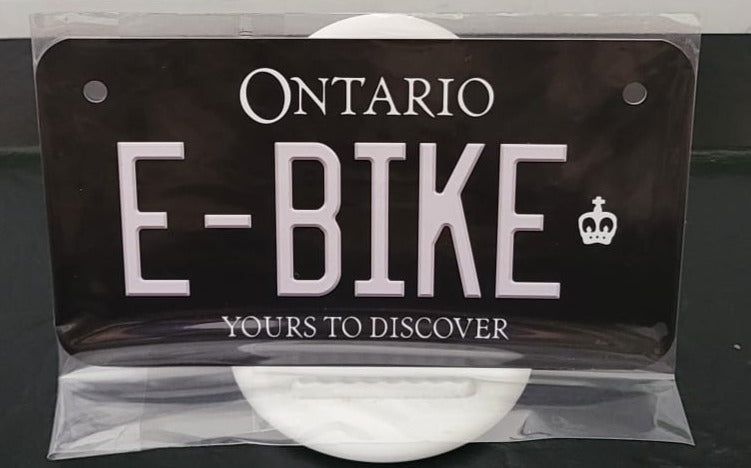 E BIKE : Custom Bike Ontario For Off Road License Plate Souvenir Personalized Gift Display