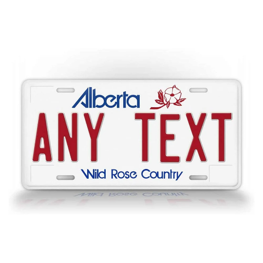 *ALBERTA* Customized Ontario Car Size Novelty/Souvenir/Gift Plate